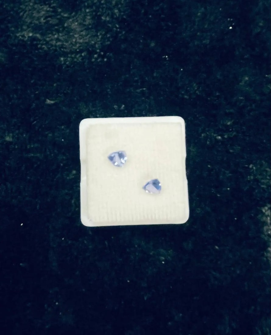 Exceptional Quality 2 Pieces Blue Kyanite Trillion Shaped Gemstone, Weight: 1.12 ct, Size 6x4, Gem63: ABC Rugs, Kilims & Jewelry offers internationally certified and verified pieces, with documentation provided by trusted gemological institutions, manufacturers, and industry professionals. At ABC 