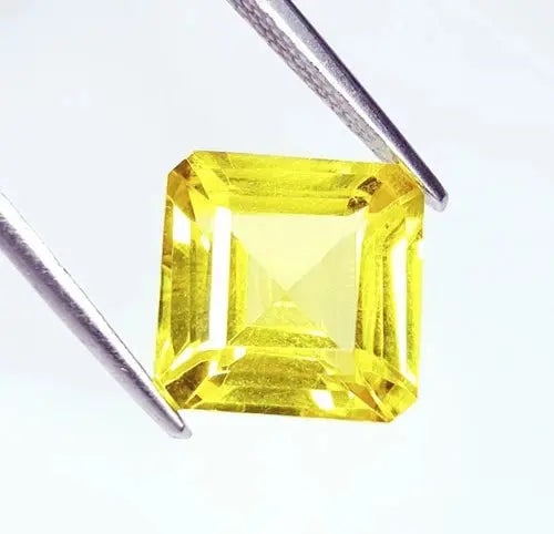 Exceptional Quality CERTIFIED Yellow Sapphire Loose Gemstone 10 Ct Square Cut Sapphire R104, Gem167: ABC Rugs, Kilims & Jewelry offers internationally certified and verified pieces, with documentation provided by trusted gemological institutions, manufacturers, and industry professionals. At ABC 