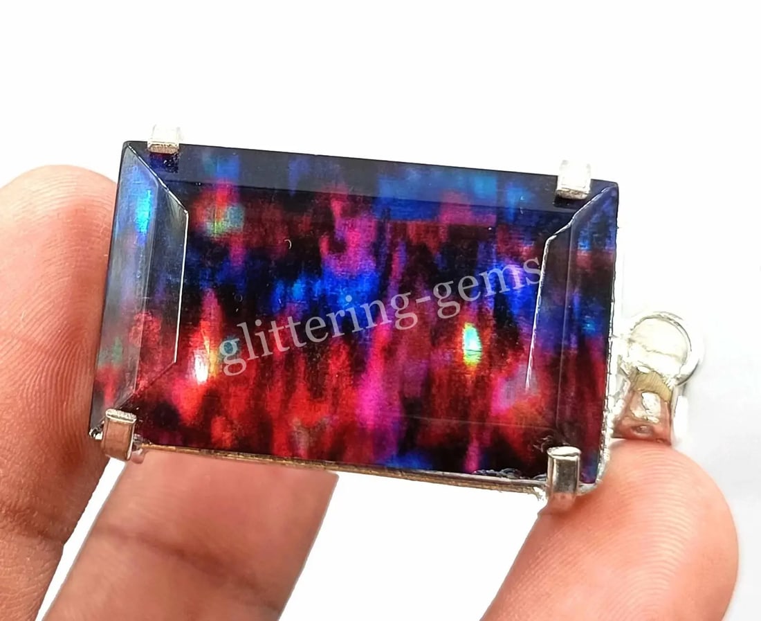 Exceptional Quality IGL 72.15 Ct Ammolite Emerald 925 Solid Silver Pendant Loose Gems, Gem222: ABC Rugs, Kilims & Jewelry offers internationally certified and verified pieces, with documentation provided by trusted gemological institutions, manufacturers, and industry professionals. At ABC 