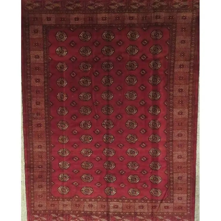 One Of The Kind Hand-Knotted Persian Wool Rug _ Luxurious Vintage Design, 13'7" x 9'8", Artisan: Hand-Knotted Persian Wool Rug _ Luxurious Vintage Design, 13'7" x 9'8", Artisan Crafted, Authentic hand-knotted traditional antique vintage Persian rugs, in excellent vintage condition with over 60 ye