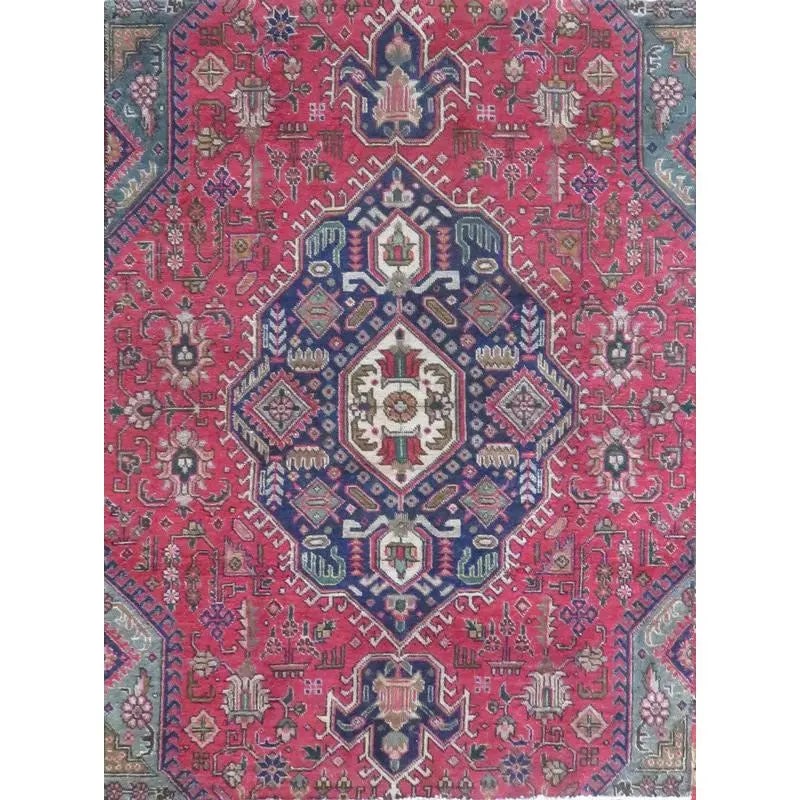 One Of The Kind Hand-Knotted Persian Wool Rug _ Luxurious Vintage Design, 8'0" x 1'11", Artisan: Hand-Knotted Persian Wool Rug _ Luxurious Vintage Design, 8'0" x 1'11", Artisan Crafted, Authentic hand-knotted traditional antique vintage Persian rugs, in excellent vintage condition with over 60 ye