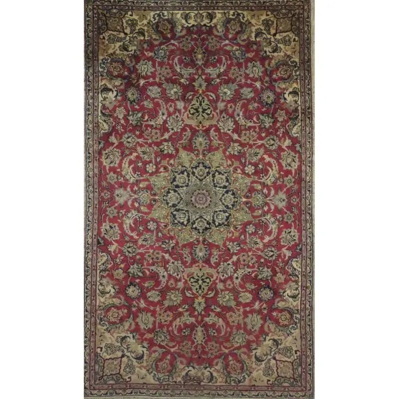 One Of The Kind Hand-Knotted Persian Wool Rug _ Luxurious Vintage Design, 11'11" x 8'10", Artisan: Hand-Knotted Persian Wool Rug _ Luxurious Vintage Design, 11'12" x 8'10", Artisan Crafted, Authentic hand-knotted traditional antique vintage Persian rugs, in excellent vintage condition with over 60 