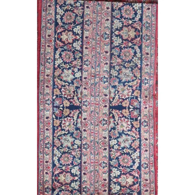 One Of The Kind Hand-Knotted Persian Wool Rug _ Luxurious Vintage Design, 10'4" x 6'4", Artisan: Hand-Knotted Persian Wool Rug _ Luxurious Vintage Design, 10'4" x 6'4", Artisan Crafted, Authentic hand-knotted traditional antique vintage Persian rugs, in excellent vintage condition with over 60 ye