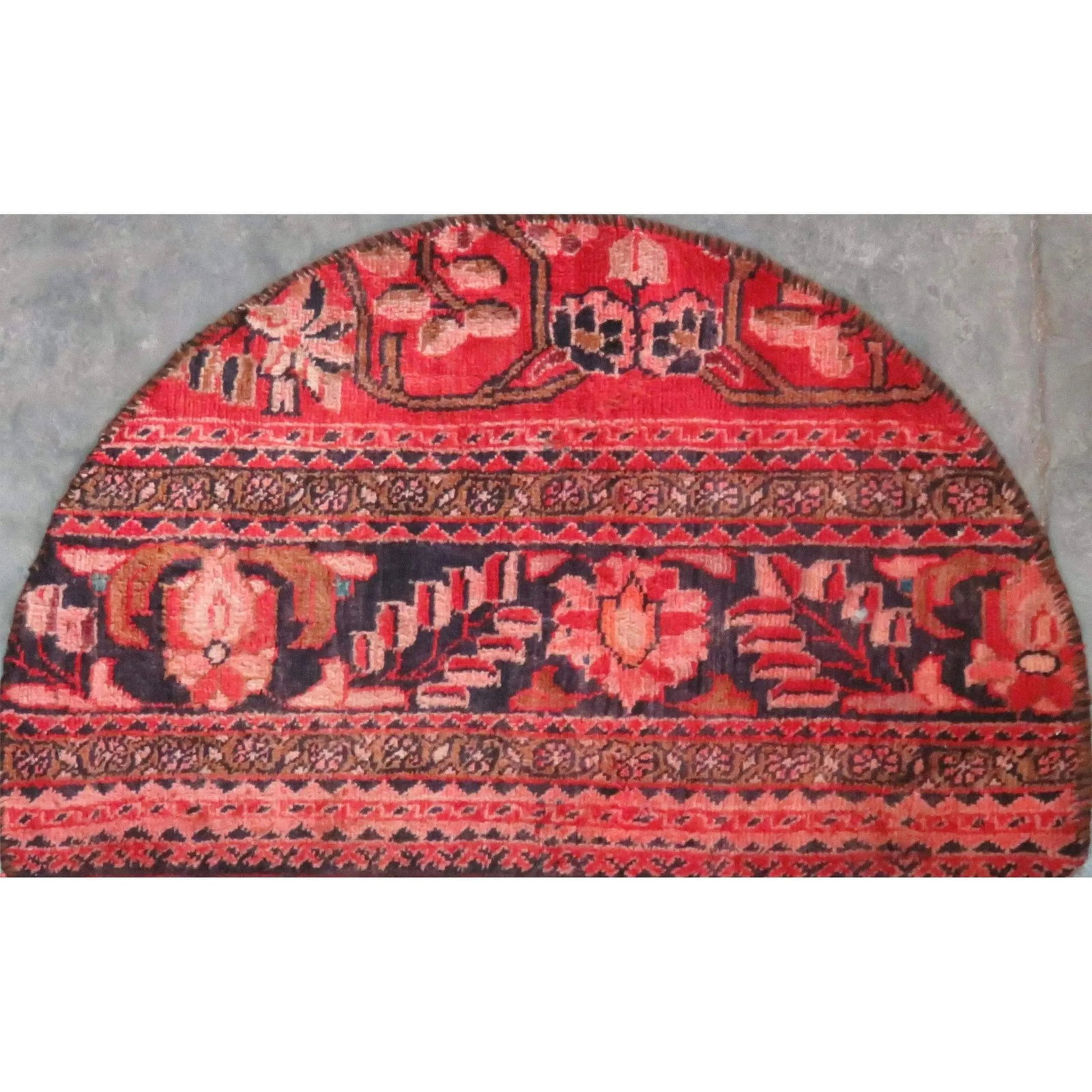 One Of The Kind Hand-Knotted Persian Wool Rug _ Luxurious Vintage Design, 2'10" x 1'8", Artisan: Hand-Knotted Persian Wool Rug _ Luxurious Vintage Design, 2'10" x 1'8", Artisan Crafted, Authentic hand-knotted traditional antique vintage Persian rugs, in excellent vintage condition with over 60 ye