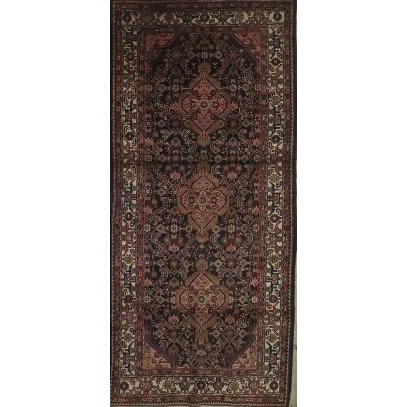 One Of The Kind Hand-Knotted Persian Wool Rug _ Luxurious Vintage Design, 13'5" x 9'6", Artisan: Hand-Knotted Persian Wool Rug _ Luxurious Vintage Design, 13'5" x 9'6", Artisan Crafted, Authentic hand-knotted traditional antique vintage Persian rugs, in excellent vintage condition with over 60 ye