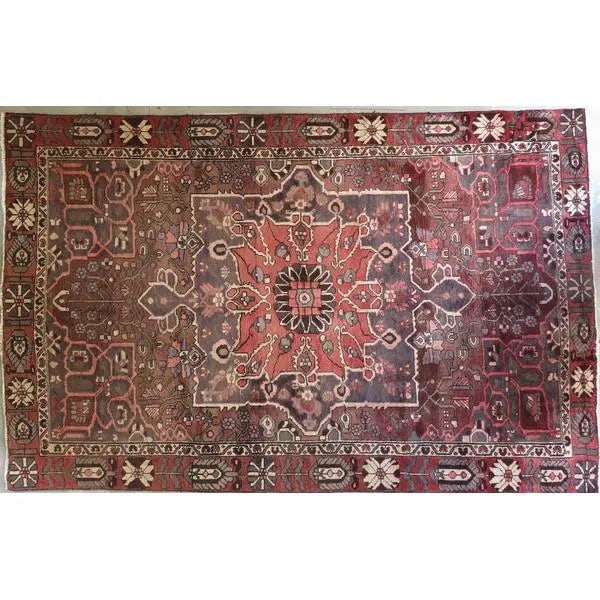 One Of The Kind Hand-Knotted Persian Wool Rug _ Luxurious Vintage Design, 19'2" x 6'11", Artisan (1 of 1)