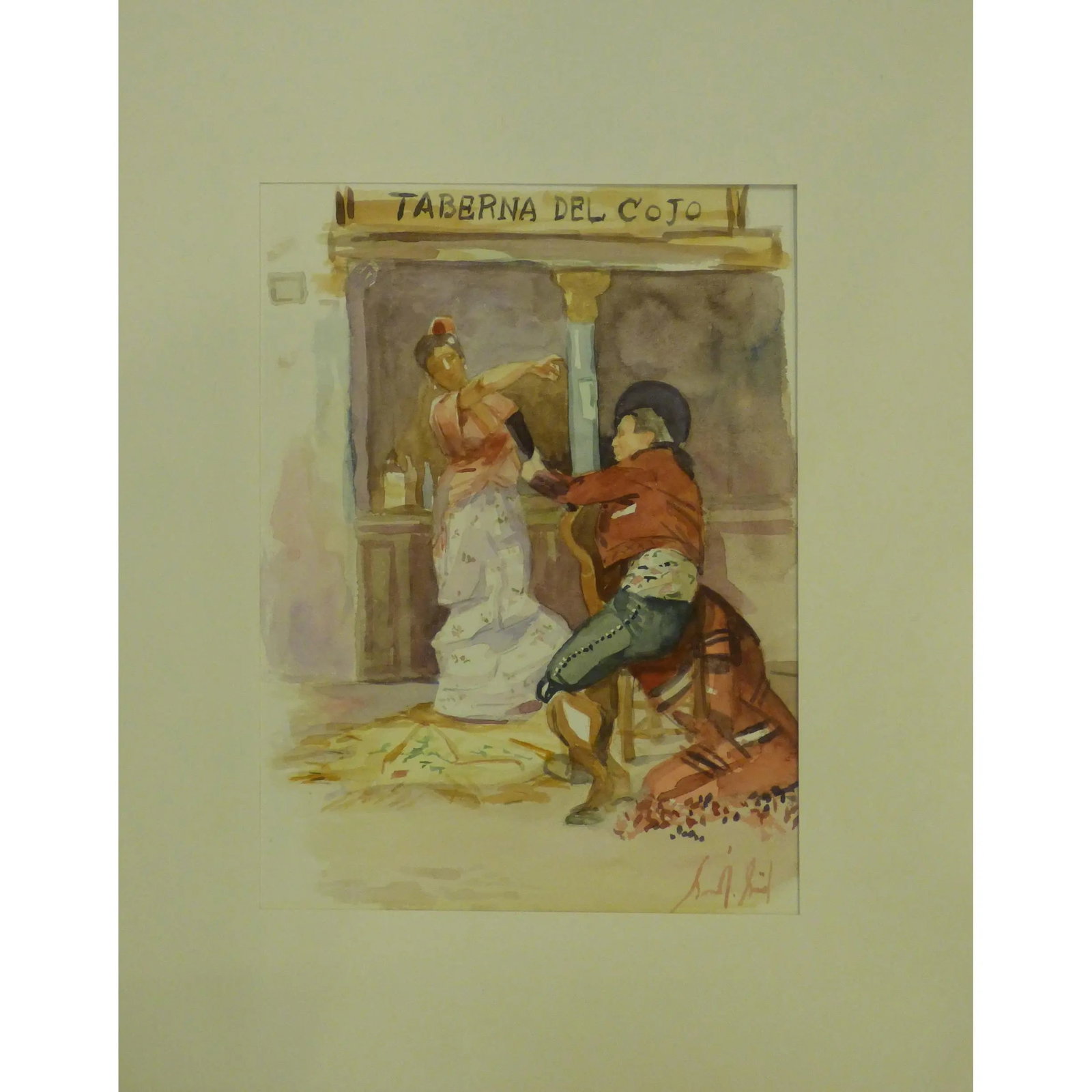 Spanish Watercolor Painting Said Ramil Canvas Ready To Hang For Home Wall Art Decoration 13" X 9": ABCP-215 Spanish Watercolor Painting Said Ramil Canvas Ready to Hang for Home Wall Art Decoration.We only professionally do hand-paint Watercolor Painting, can manage all kinds of style, like portrait