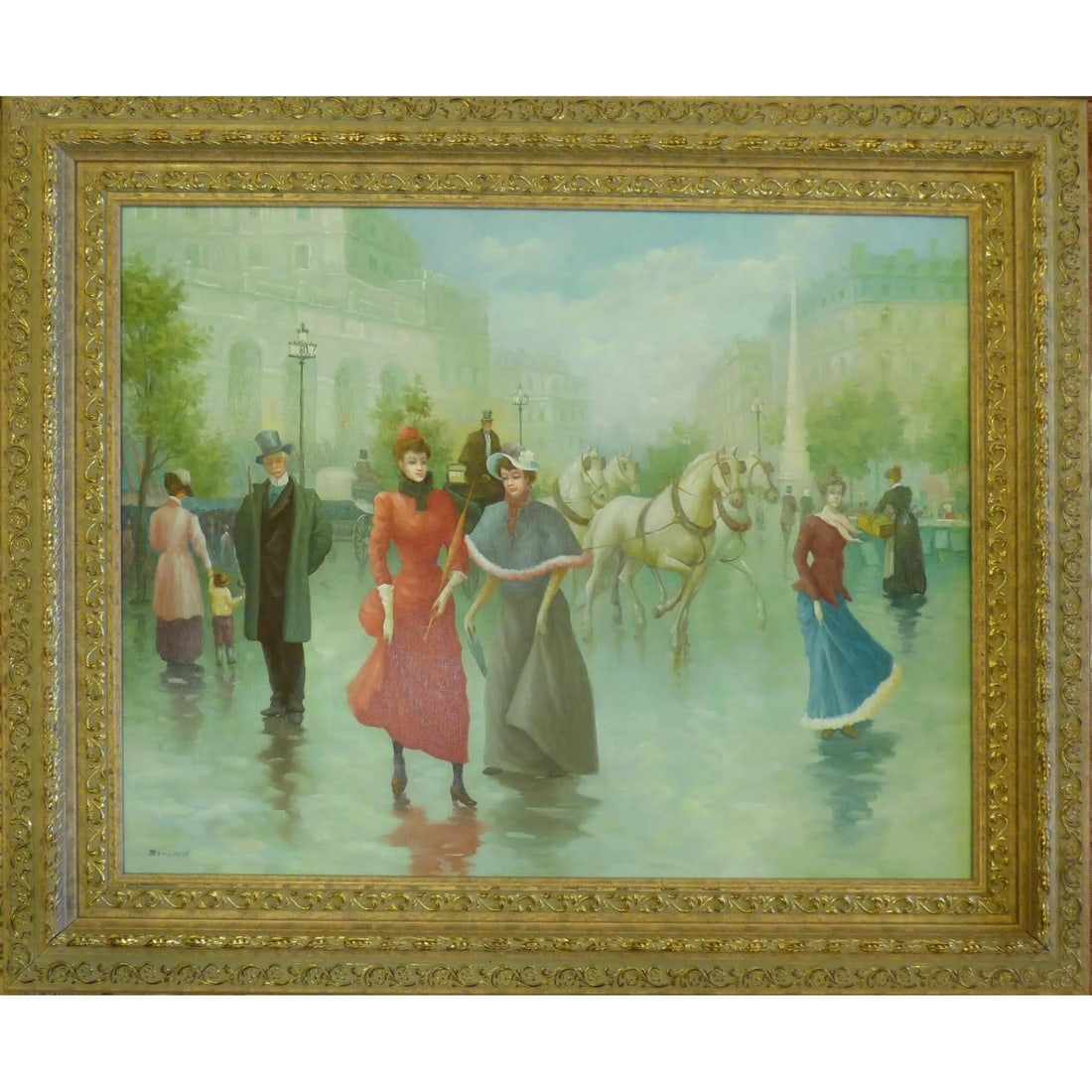 Spanish Oil Painting By Bonnard Ready To Hang For Home Wall Art Decoration 41" X 34" Abcp-266: ABCP-266 Spanish Oil Painting by Bonnard Ready to Hang for Home Wall Art Decoration. We only professionally do hand-paint canvas oil painting, can manage all kinds of style, like portrait, landscape, 