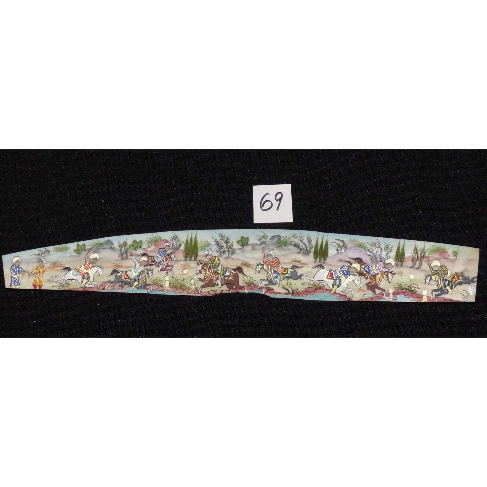 Persian Wall Art Miniature On Bone Painting Fine Art Handmade Ready For Home Decoration 9" X 2": ABCPM0222 Persian wall art miniature on bone painting fine art Handmade Ready for Home Decoration. We only professionally do hand-paint canvas Bone painting, can manage all kinds of style, like portra
