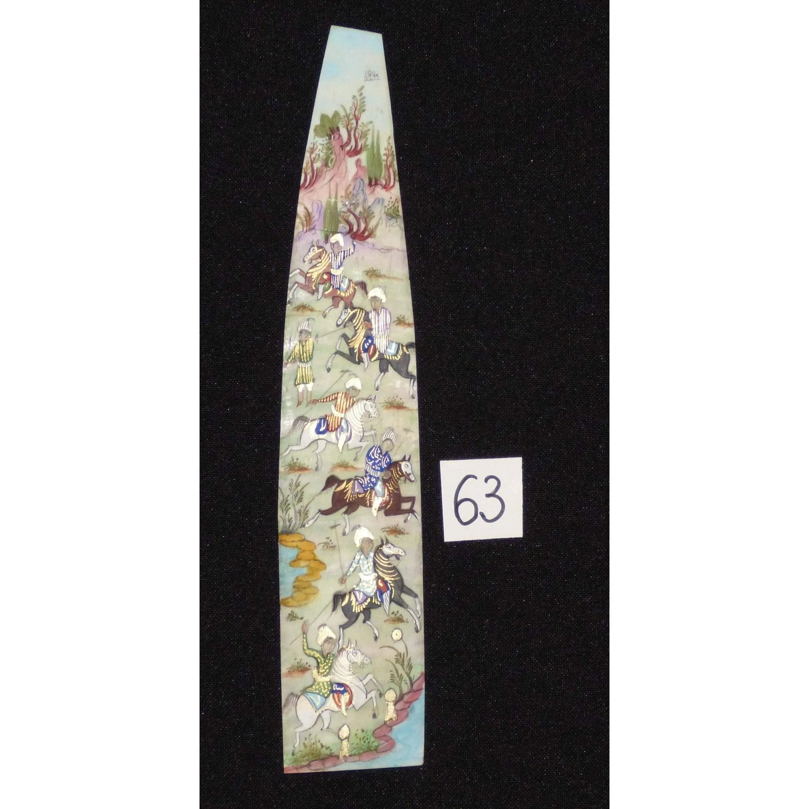 Persian Wall Art Miniature On Bone Painting Fine Art Handmade Ready For Home Decoration 9" X 2": ABCPM0216 Persian wall art miniature on bone painting fine art Handmade Ready for Home Decoration. We only professionally do hand-paint canvas Bone painting, can manage all kinds of style, like portra