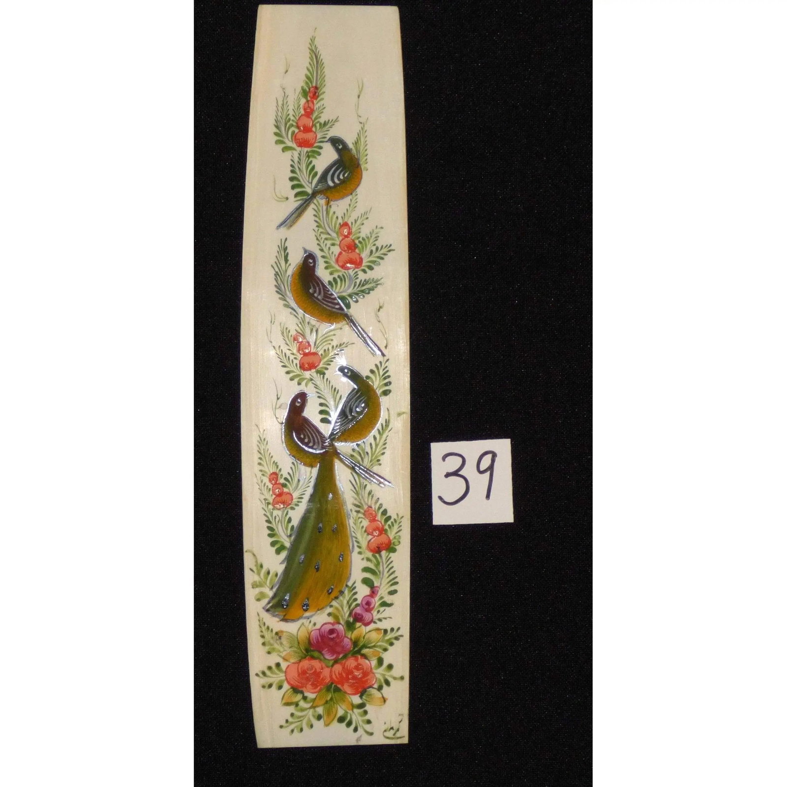 Persian Wall Art Miniature On Bone Painting Fine Art Handmade Ready For Home Decoration 9" X 2": ABCPM0192 Persian wall art miniature on bone painting fine art Handmade Ready for Home Decoration. We only professionally do hand-paint canvas Bone painting, can manage all kinds of style, like portra