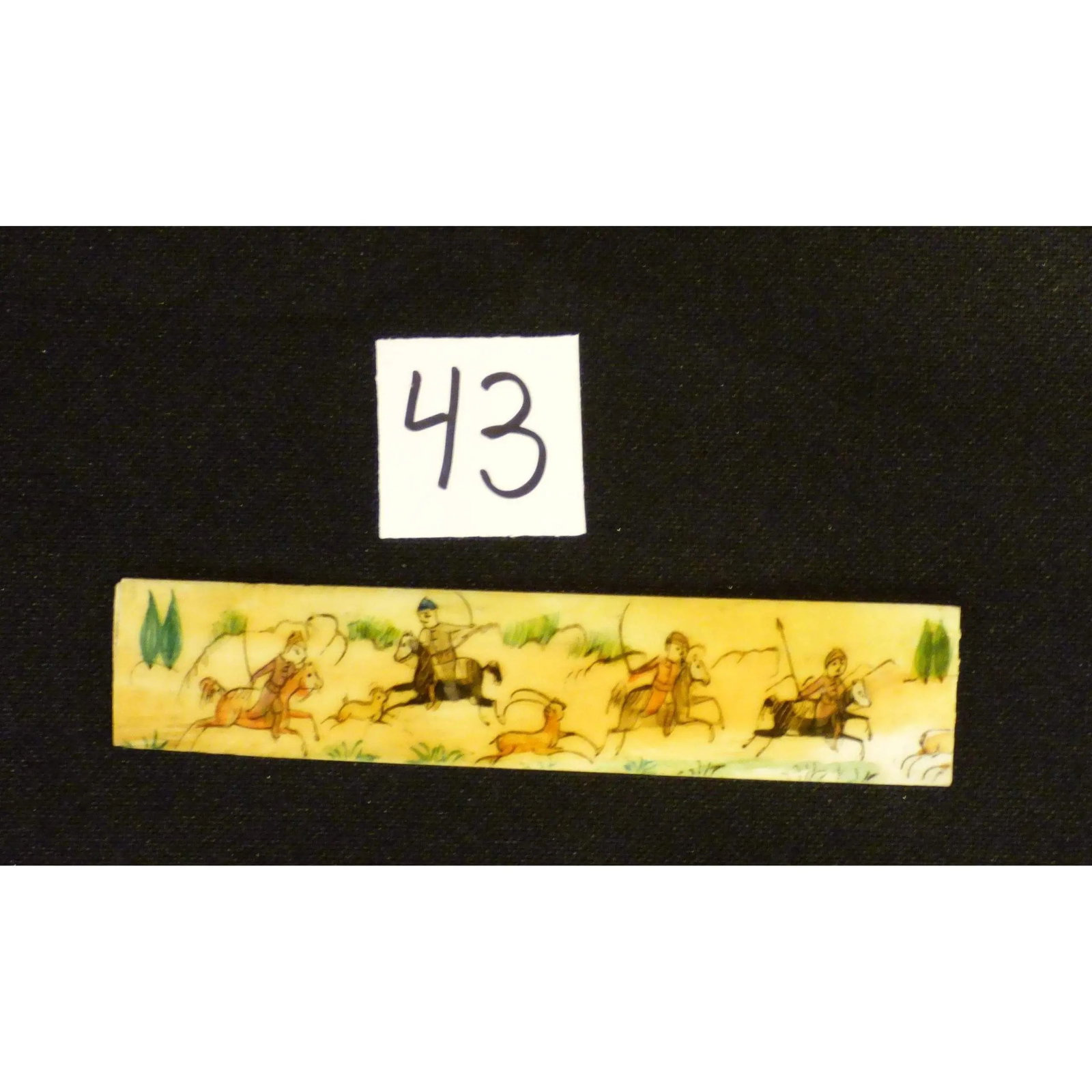Persian Wall Art Miniature On Bone Painting Fine Art Handmade Ready For Home Decoration 9" X 2": ABCPM0196 Persian wall art miniature on bone painting fine art Handmade Ready for Home Decoration. We only professionally do hand-paint canvas Bone painting, can manage all kinds of style, like portra