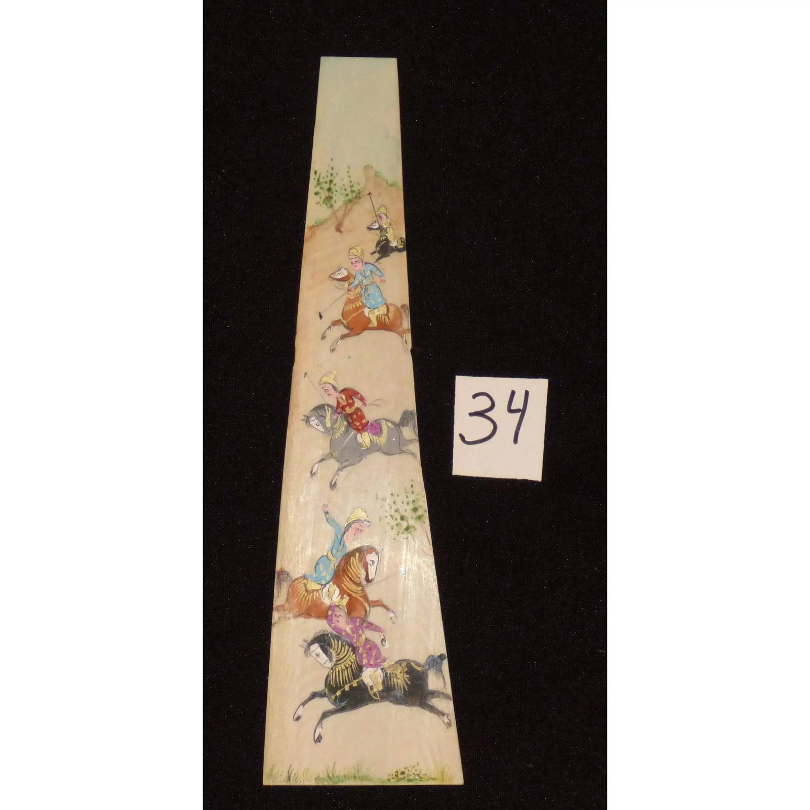 Persian Wall Art Miniature On Bone Painting Fine Art Handmade Ready For Home Decoration 9" X 2": ABCPM0187 Persian wall art miniature on bone painting fine art Handmade Ready for Home Decoration. We only professionally do hand-paint canvas Bone painting, can manage all kinds of style, like portra