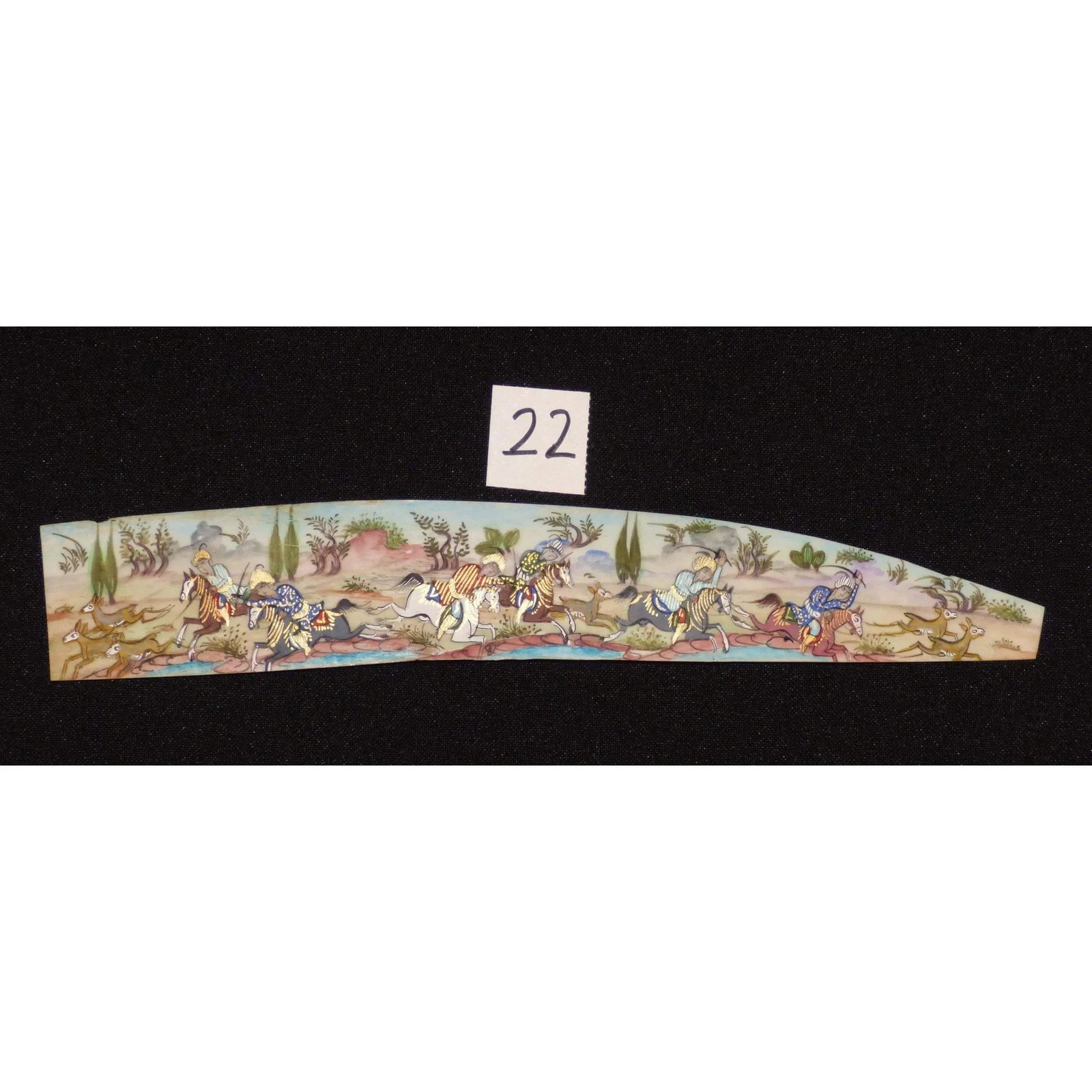 Persian Wall Art Miniature On Bone Painting Fine Art Handmade Ready For Home Decoration 9" X 2": ABCPM0175 Persian wall art miniature on bone painting fine art Handmade Ready for Home Decoration. We only professionally do hand-paint canvas Bone painting, can manage all kinds of style, like portra