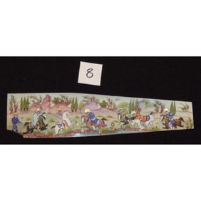 Persian Wall Art Miniature On Bone Painting Fine Art Handmade Ready For Home Decoration 9" X 2"