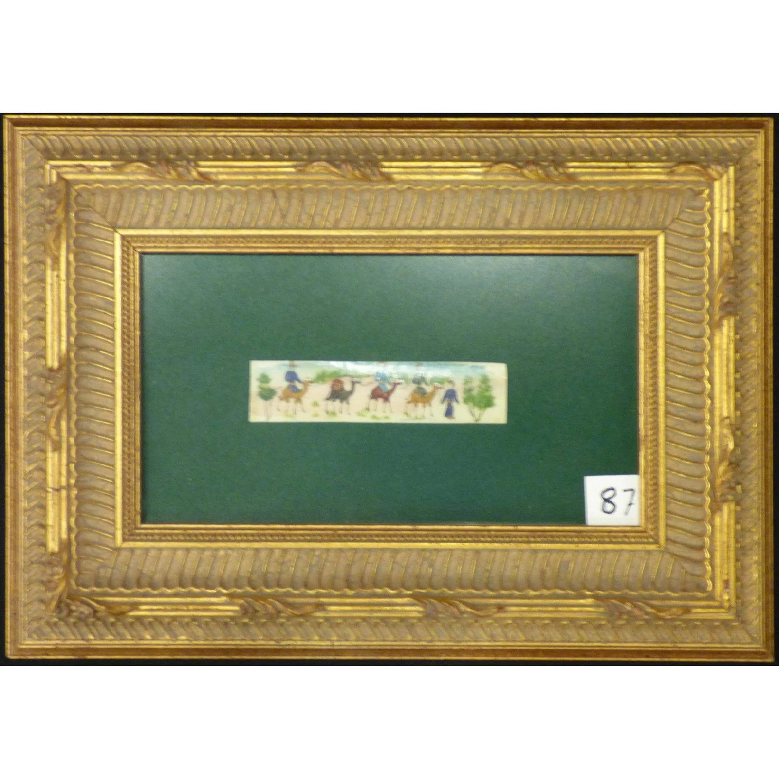Persian Wall Art Miniature On Bone Painting Fine Art Handmade Ready For Home Decoration 9" X 11": ABCPM0240 Persian wall art miniature on bone painting fine art Handmade Ready for Home Decoration. We only professionally do hand-paint canvas Bone painting, can manage all kinds of style, like portra