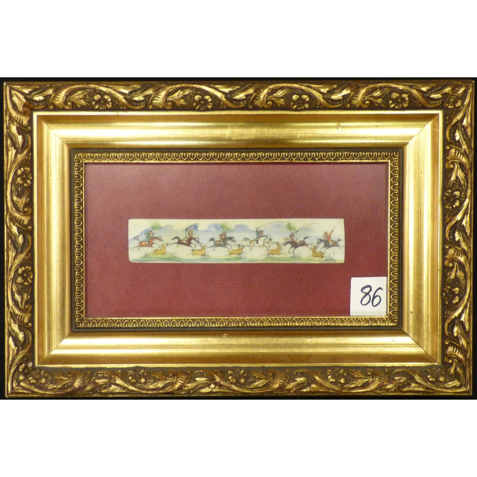 Persian Wall Art Miniature On Bone Painting Fine Art Handmade Ready For Home Decoration 9" X 11": ABCPM0239 Persian wall art miniature on bone painting fine art Handmade Ready for Home Decoration. We only professionally do hand-paint canvas Bone painting, can manage all kinds of style, like portra