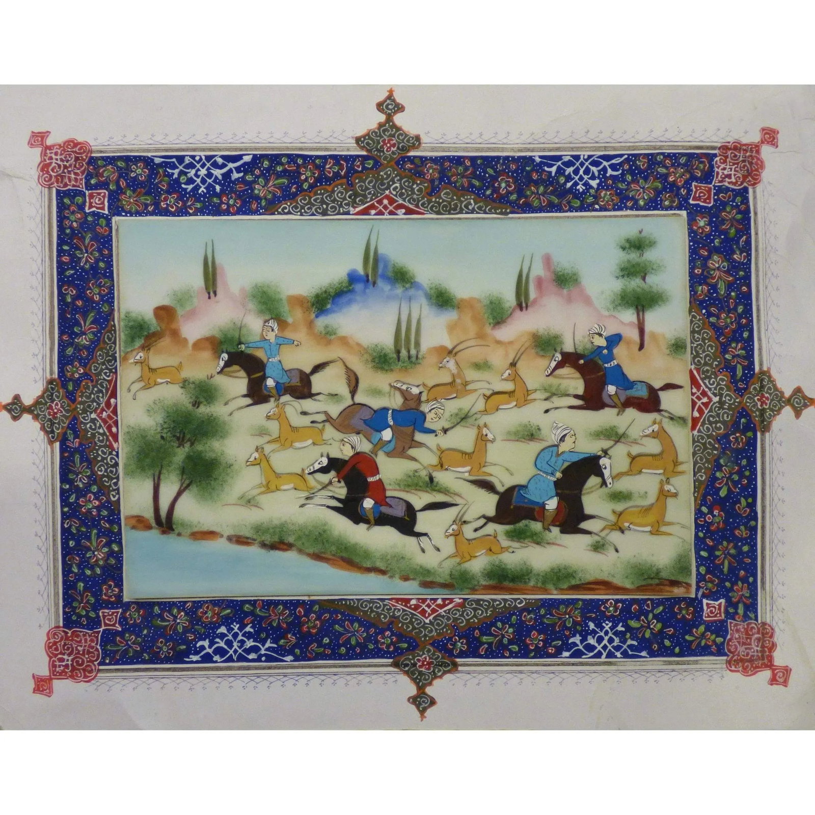 Persian Miniature Handmade With Unique Design And Colorful Authentic Art 8" X 10.5" Abcpm0153: ABCPM0153 Persian Miniature Handmade with Unique Design and Colorful ART. ABC Rugs Kilims is a professional home decors manufacturer. The high-quality Authentic Persian Miniature Handmade multicolored