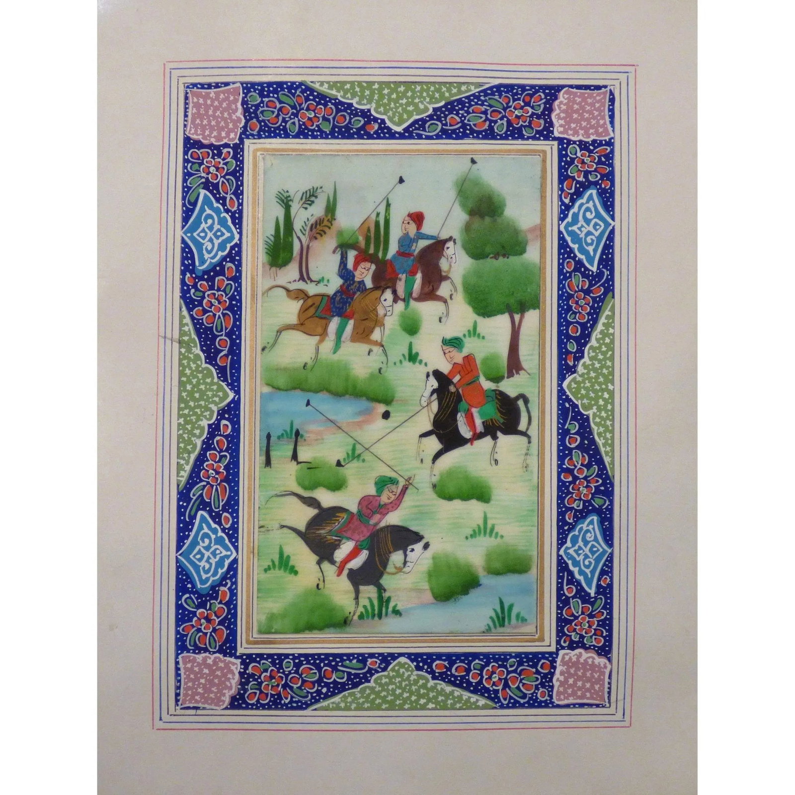 Persian Miniature Handmade With Unique Design And Colorful Authentic Art 7" X 9.5" Abcpm0151: ABCPM0151 Persian Miniature Handmade with Unique Design and Colorful ART. ABC Rugs Kilims is a professional home decors manufacturer. The high-quality Authentic Persian Miniature Handmade multicolored