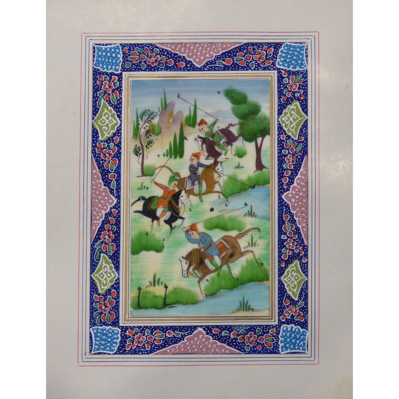 Persian Miniature Handmade With Unique Design And Colorful Authentic Art 7" X 9.5" Abcpm0133: ABCPM0133 Persian Miniature Handmade with Unique Design and Colorful ART. ABC Rugs Kilims is a professional home decors manufacturer. The high-quality Authentic Persian Miniature Handmade multicolored