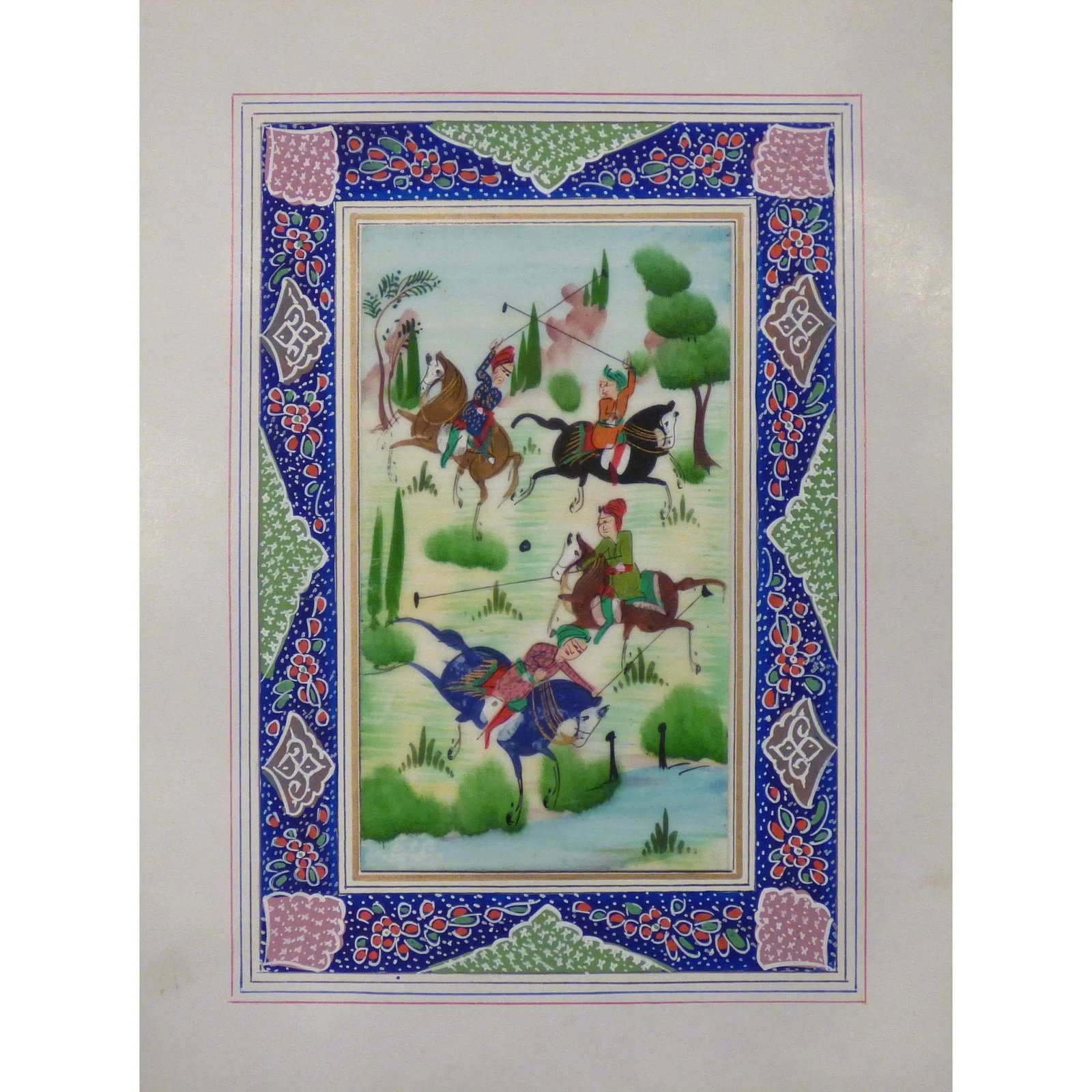 Persian Miniature Handmade With Unique Design And Colorful Authentic Art 7" X 9.5" Abcpm0113: ABCPM0113 Persian Miniature Hand Made Persian Miniature Handmade with Unique Design and Colorful ART. ABC Rugs Kilims is a professional home decors manufacturer. The high-quality Authentic Persian Min