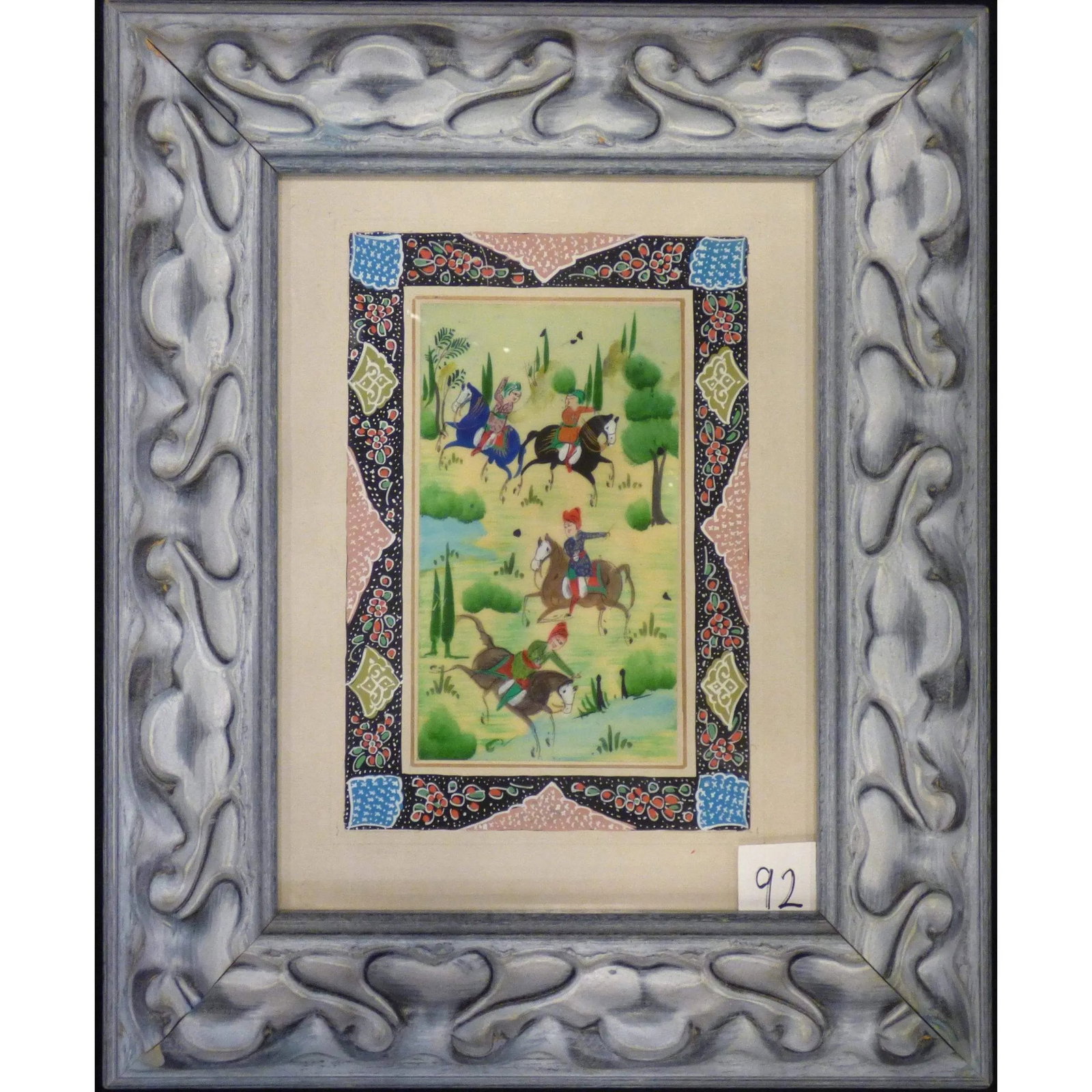 Persian Miniature Fine Art Handmade Painting Ready To Hang For Home Wall Art Decoration 9" X 11": ABCPM0245 Persian Miniature Fine Art Handmade Painting Ready to Hang for Home Wall Art Decoration. We only professionally do hand-paint canvas Miniature Fine Art Handmade Painting, can manage all kind