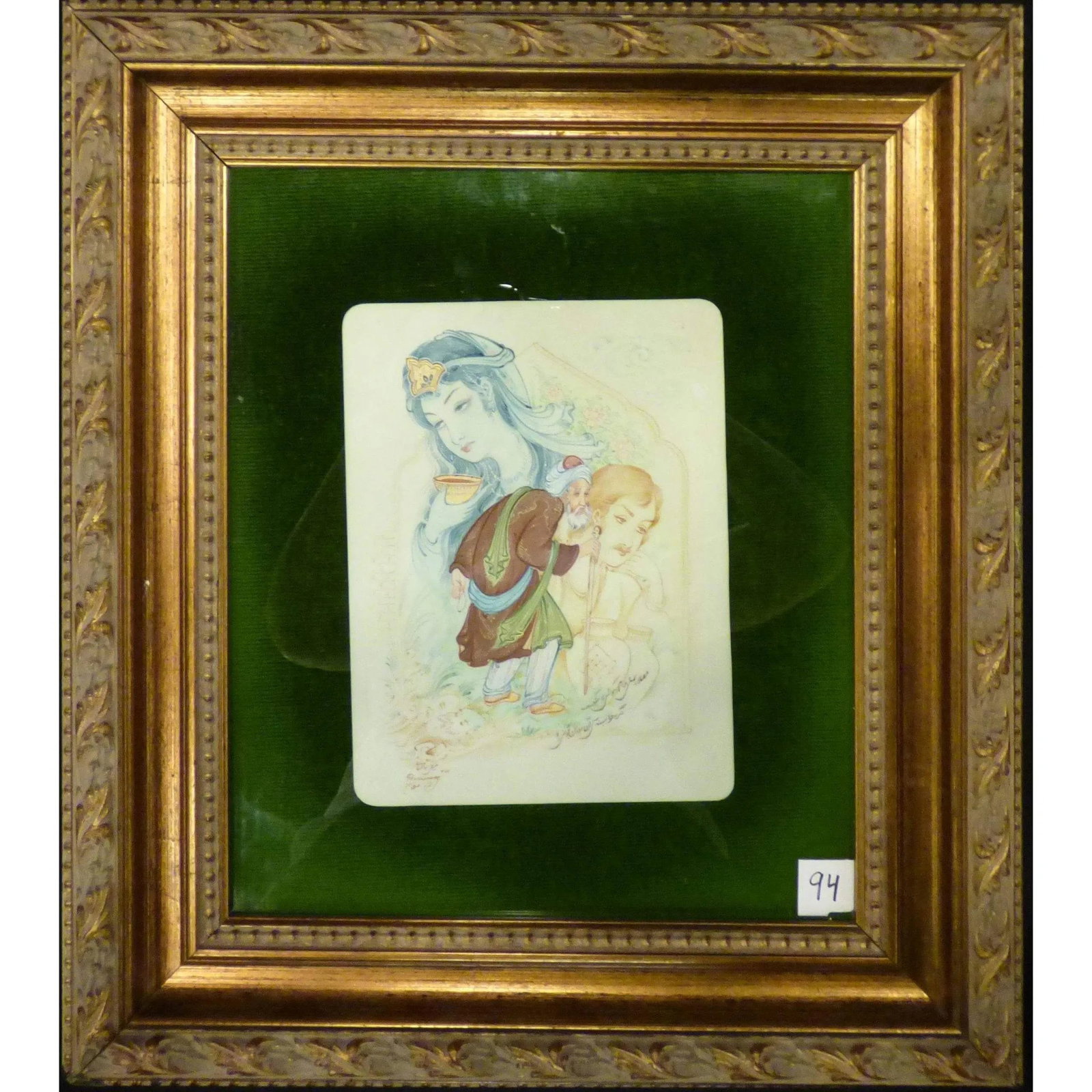 Persian Miniature Fine Art Handmade Painting Ready To Hang For Home Wall Art Decoration 21" X 18": ABCPM0247 Persian Miniature Fine Art Handmade Painting Ready to Hang for Home Wall Art Decoration. We only professionally do hand-paint canvas Miniature Fine Art Handmade Painting, can manage all kind