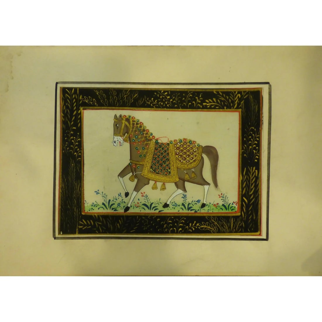 Indian Watercolor Painting Said Ramil Canvas Ready To Hang For Home Wall Art Decoration 12" X 9": ABCP-230 Indian Watercolor Painting Said Ramil Canvas Ready to Hang for Home Wall Art Decoration.We only professionally do hand-paint Watercolor Painting, can manage all kinds of style, like portrait,