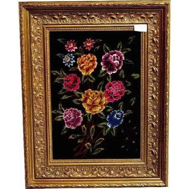 Framed Persian Rug Hand-Knotted Patterned Made With Wool And Cotton 50"' X 70"' Abcp-23: ABCP-23 Framed Persian Rug Hand-Knotted Patterned Made with Wool and Cotton. This handmade ottoman kilim from ABC Rugs is a modern rectangular Framed Persian Rug with products from ABC Rugs. An ideal 