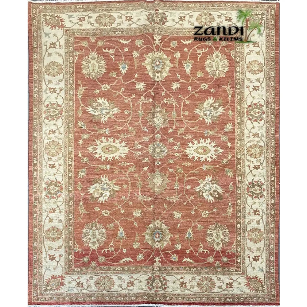 Hand Knotted One Of The Kind Peshawar And Khotan Rug 7'0" x 9'8" Pes_Kho_33 (1 of 1)