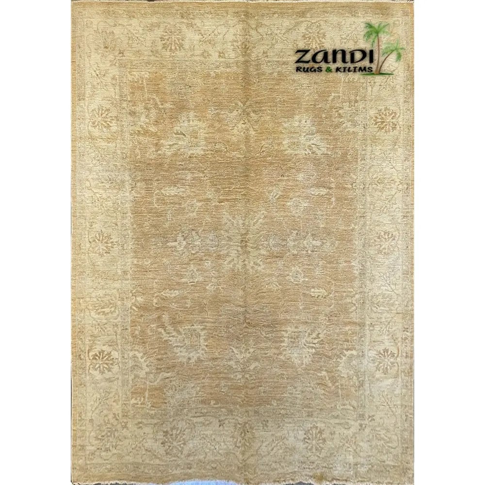 Hand Knotted One Of The Kind Peshawar And Khotan Rug 8'0" x 9'11" Pes_Kho_59: ABC Rugs Kilims Collection Hand Knotted Pakistani Chobi Design Rug Size 8'0''X9'11'' (Rr10190) (Z_4-12094) (Rust) Hand knotted and meticulously crafted by Pakistan artisans, this stunning Pakistan Han