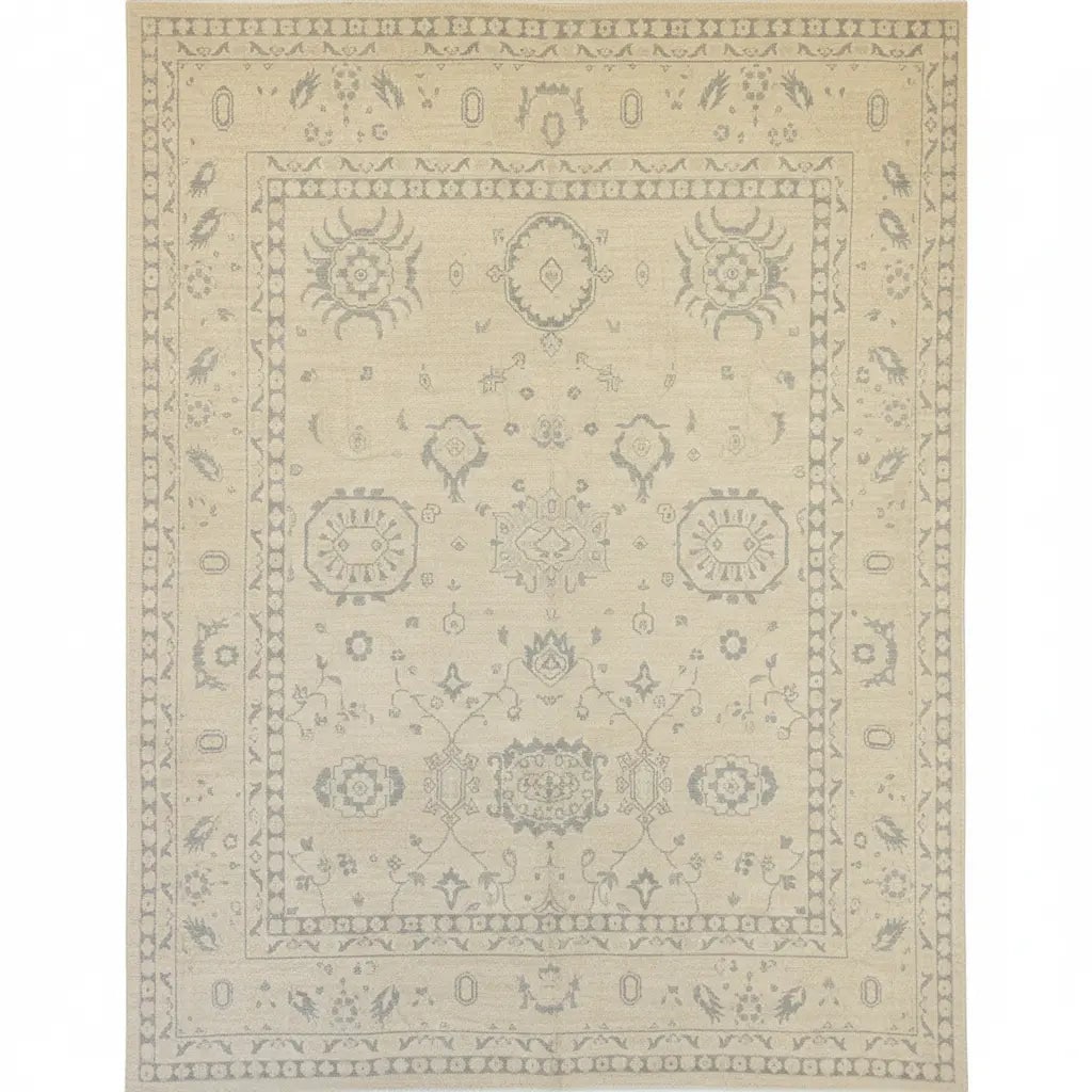 Hand Knotted One Of The Kind Peshawar And Khotan Rug 10'0" x 11'10" Pes_Kho_75 (1 of 1)