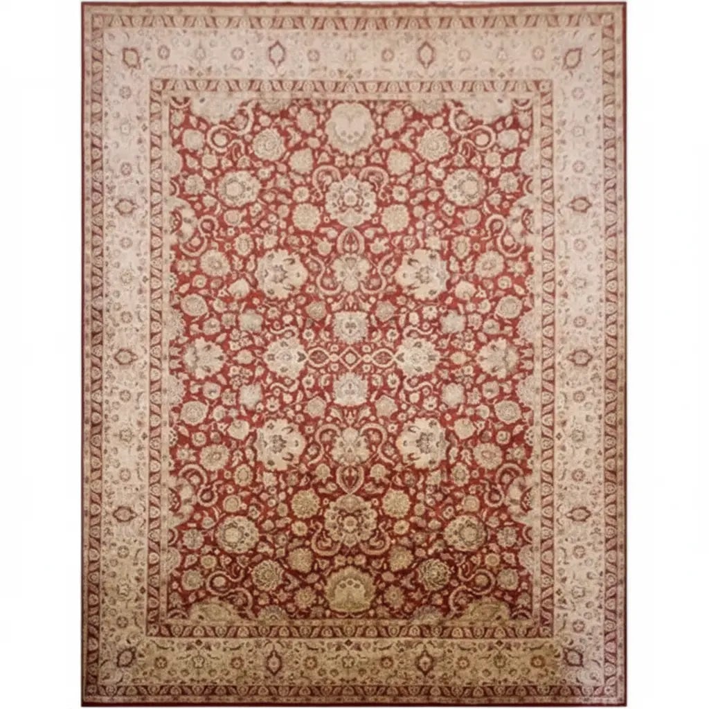 Hand Knotted One Of The Kind Peshawar And Khotan Rug 13'8" x 18'9" Pes_Kho_136 (1 of 1)