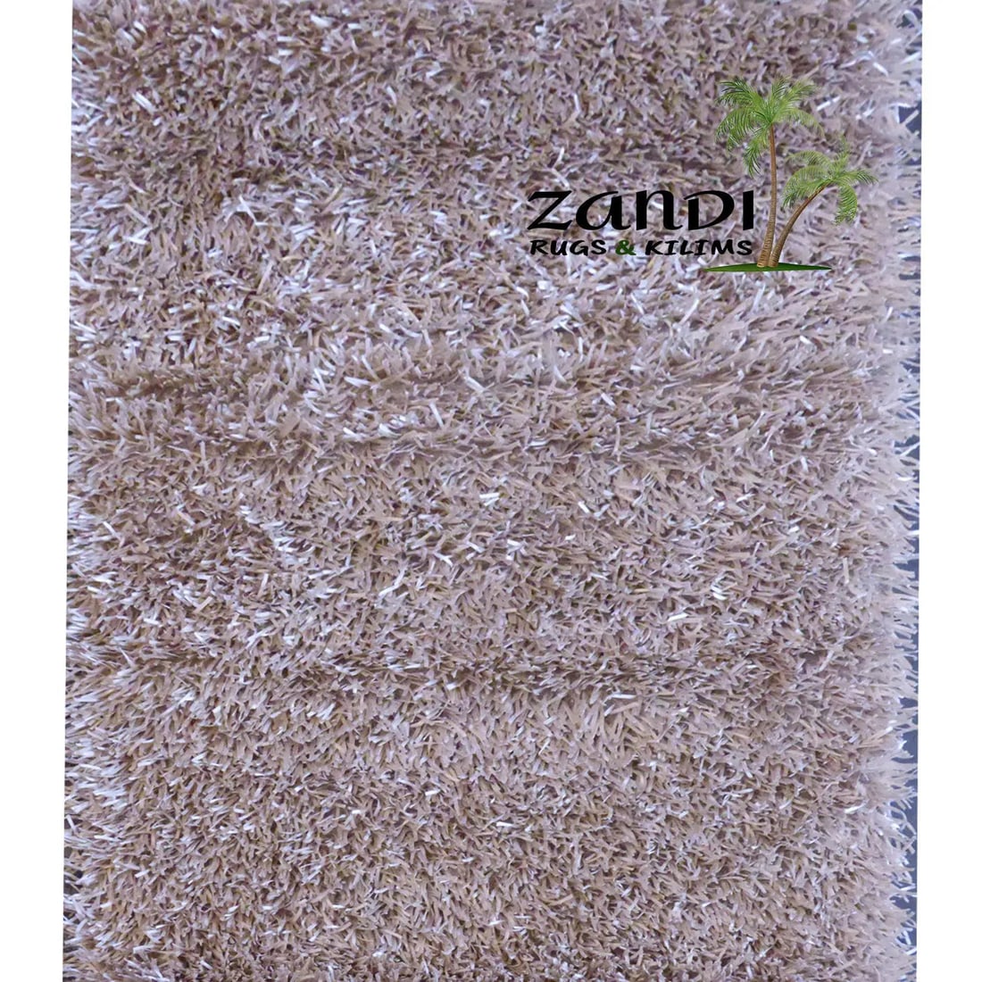 One Of The Kind Indian Hand Knotted Shaggy Rug 5'6" x 3'6": ABC Rugs Kilims Collection Indian Shaggy Design Hand Knotted Wool/Cotton Rug Size 5'6X 3'6 Gr16065 Abcr02060 The shaggy collection is a super thick and heavy blend of wool, viscose, and cotton in a de