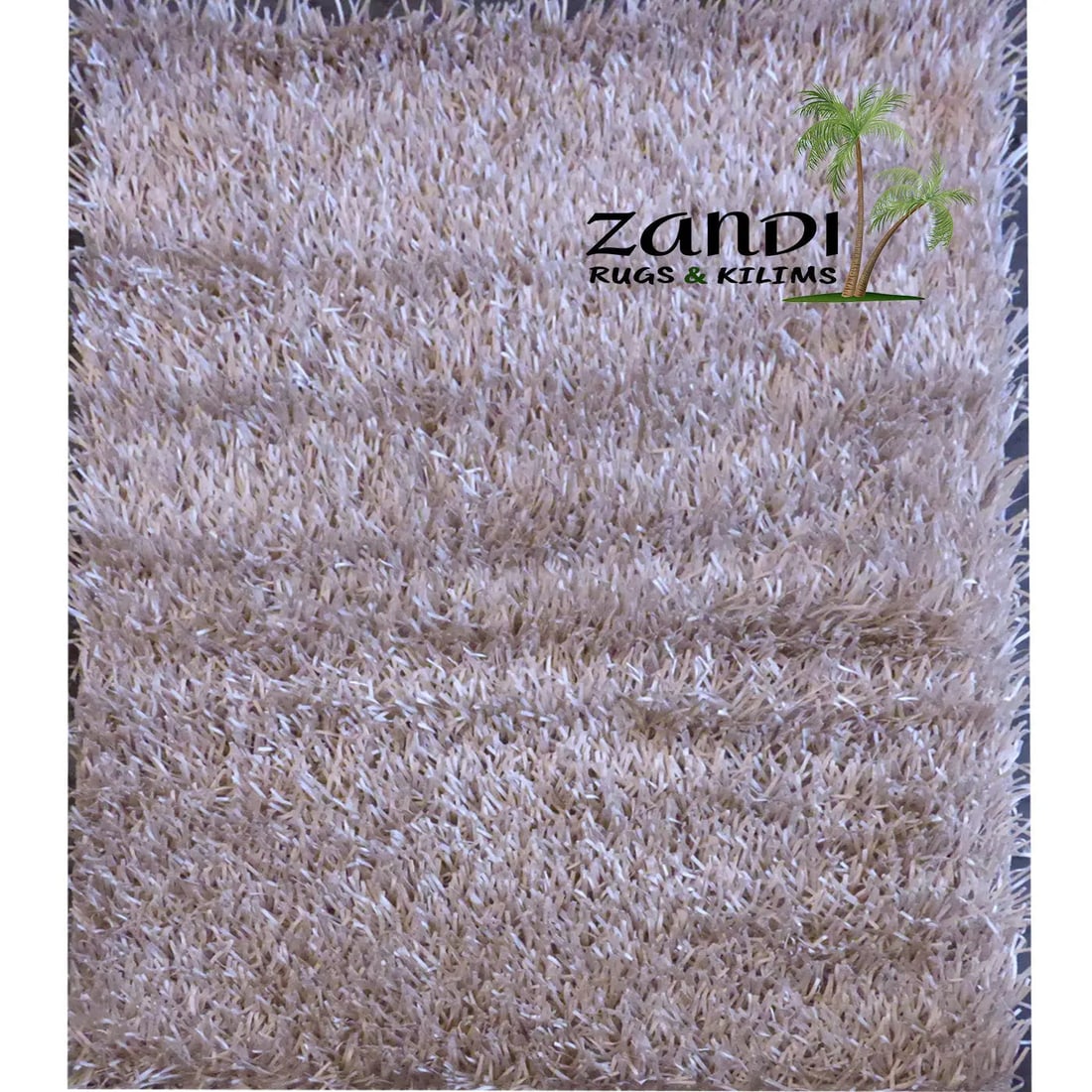 One Of The Kind Indian Hand Knotted Shaggy Rug 5'6" x 3'6": ABC Rugs Kilims Collection Indian Shaggy Design Hand Knotted Wool/Cotton Rug Size 5'6X 3'6 Gr16485 Abcr02035 The shaggy collection is a super thick and heavy blend of wool, viscose, and cotton in a de