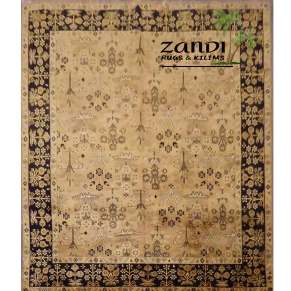 One Of The Kind Indian Hand-Knotted Rug 8'2"X 9'10" (1 of 1)