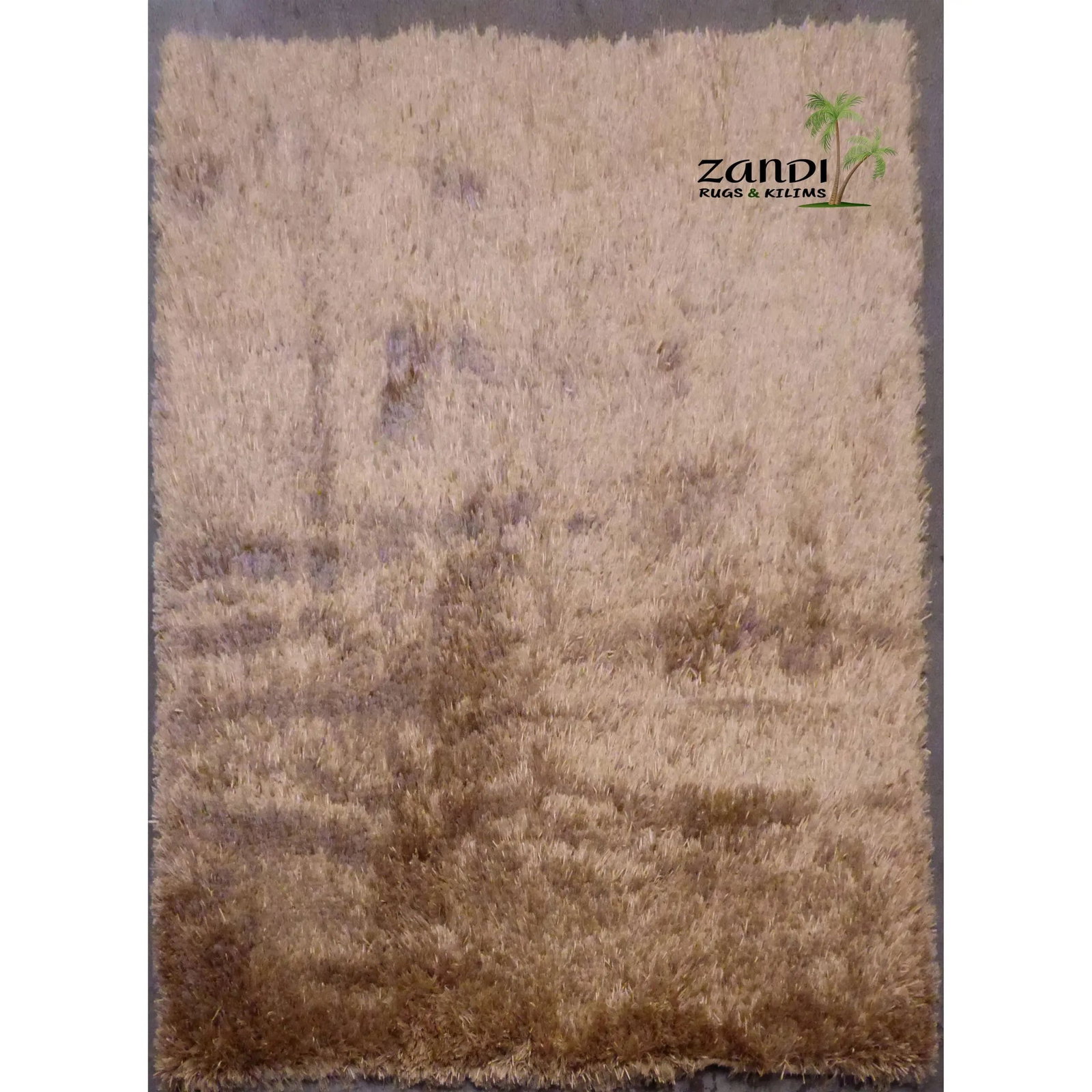 One Of The Kind Indian Hand Knotted Shaggy Rug 8'7" x 8'7": ABC Rugs Kilims Collection Indian Shaggy Design Hand Knotted Wool/Cotton Rug Size 8'7X 8'7 Gr16427 Abc02090 The shaggy collection is a super thick and heavy blend of wool, viscose, and cotton in a dee