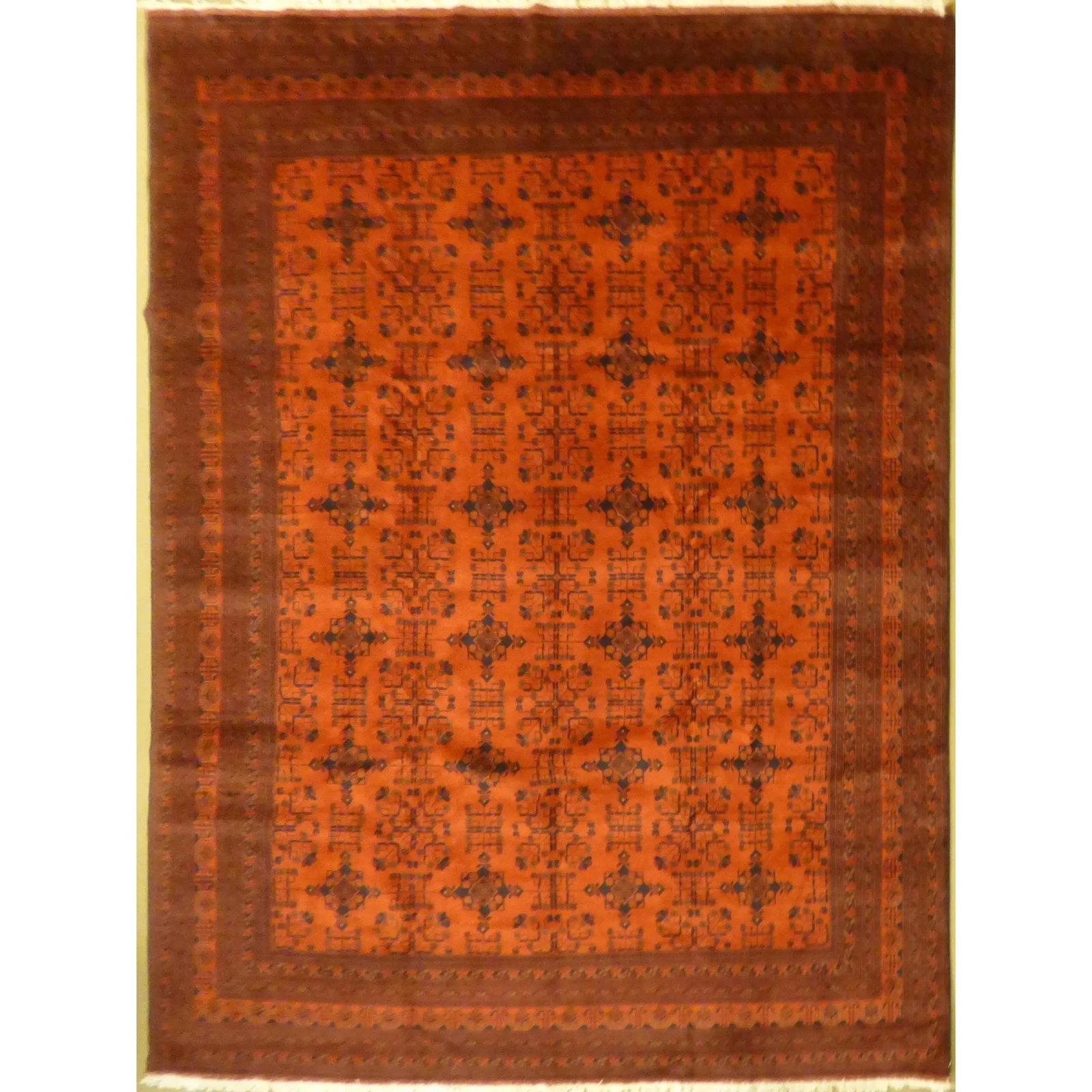 One Of The Kind Afghani Hand-Knotted Rug 11'2" x 8'4" Afg12 (1 of 1)
