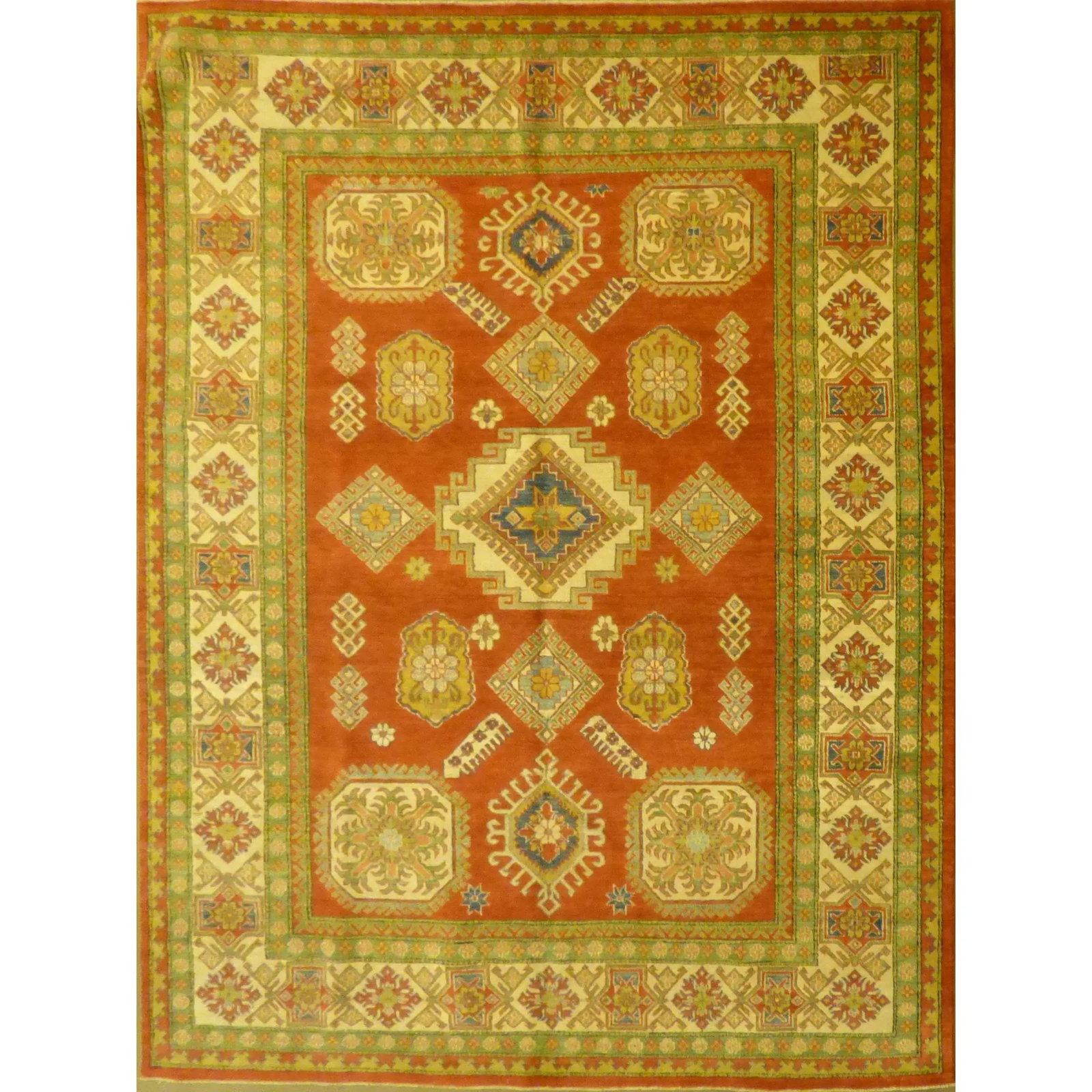 Hand Knotted One Of The Kind Peshawar And Khotan Rug 11'2" x 8'4" Pes_Kho_197 (1 of 1)