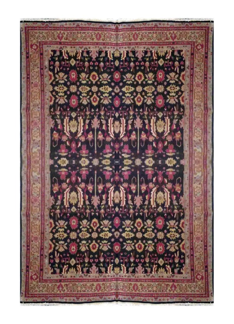 One Of The Kind Indian Hand-Knotted Rug 11'10 x 8'4": ABC Rugs Kilims Collection Indian Traditional Hand-Knotted Rug Made With Natural Wool & Cotton 11'10 X 8'4 (Abc 714) (Red, Brown) Turkish rugs are among the rugs with the most diversity, both with