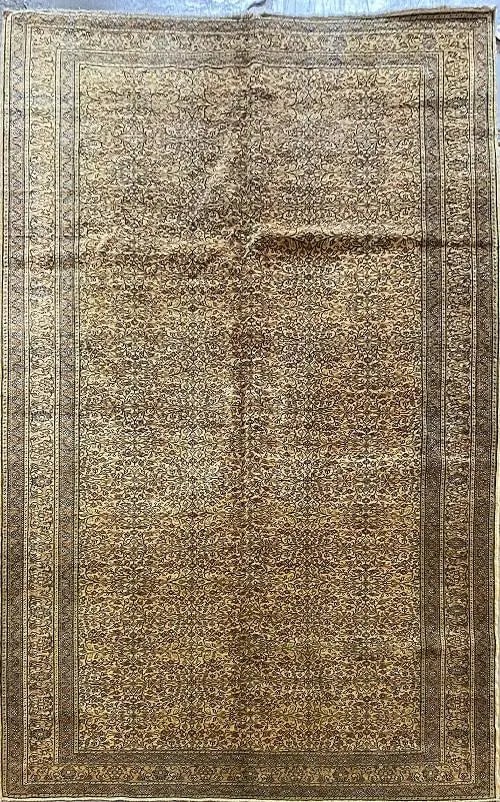 One Of The Kind Turkish Hand-Knotted Rug 9'9" x 6'7": ABC Rugs Kilims Collection Turkish Traditional Hand-Knotted Natural Wool Rug 9'9 X 6'7'' Abctk012 (Rr10389) (Brown) Turkish rugs are among the rugs with the most diversity, both with respect to the ty