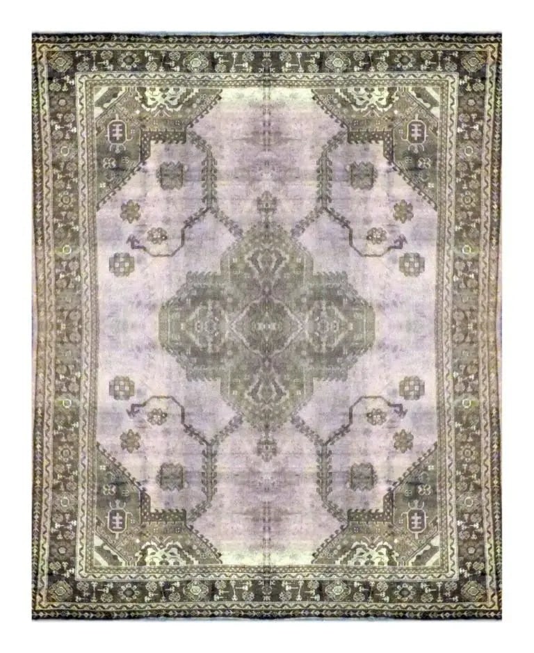 One Of The Kind Turkish Hand-Knotted Rug 13' x 9'9": ABC Rugs Kilims Collection Turkish Oushak Hand-Knotted Rug Made With Natural Wool & Cotton 13' X 9'9 (Abc 455) (Beige) Turkish rugs are among the rugs with the most diversity, both with respect to