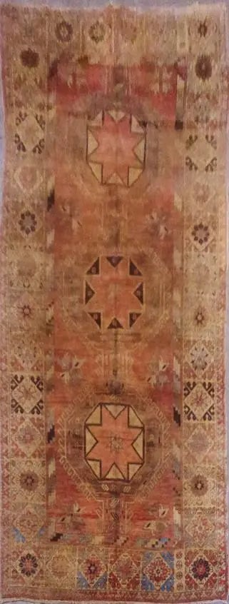 One Of The Kind Turkish Hand-Knotted Rug 4'10" x 10'8": ABC Rugs Kilims Collection Turkish Antique Hand-Knotted 100% Natural Wool Rug 4'10'' X 10'8'' (Abcr021412) (Camel, Brown) Turkish rugs are among the rugs with the most diversity, both with respect to 