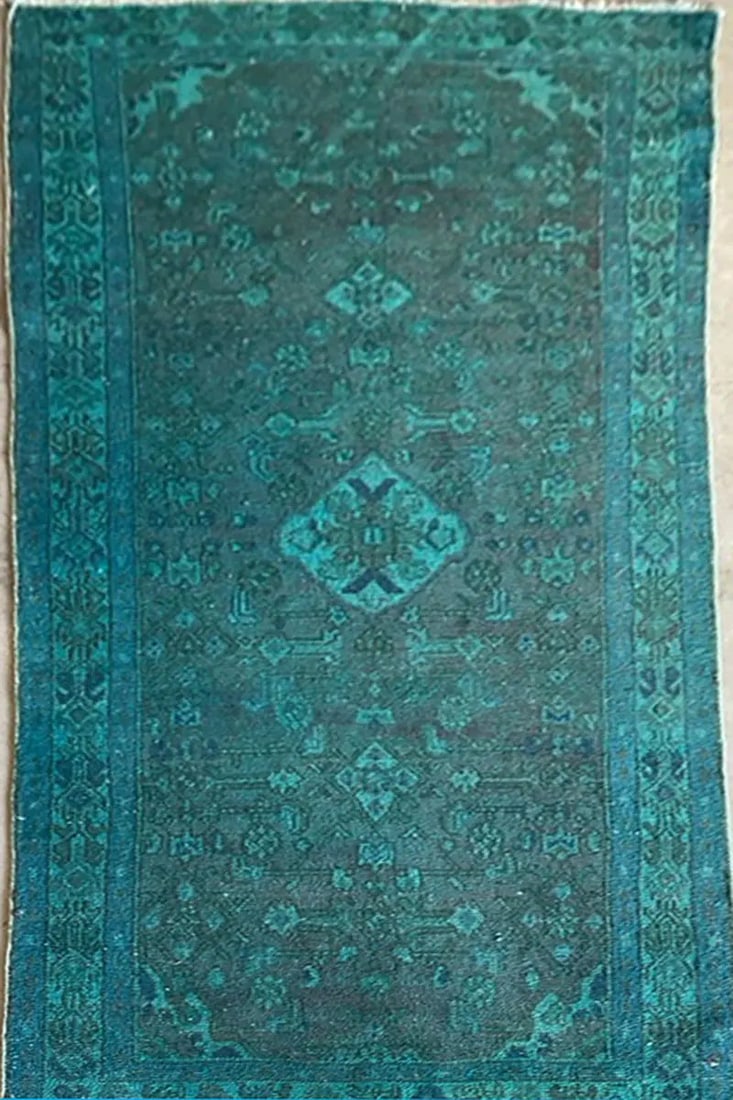 One Of The Kind Hand Knotted Persian Rug 8'1" x 3'4" R17744 (1 of 1)