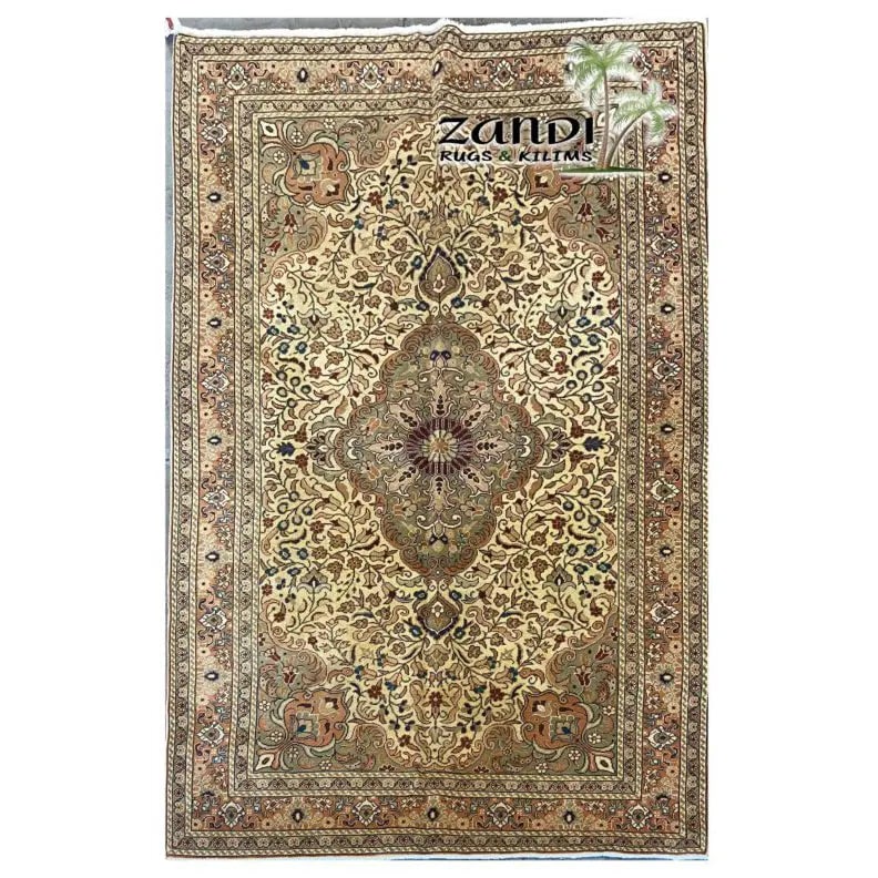 One Of The Kind Persian Nain Rug 7'4" x 4'0": ABC Rugs Kilims Collection Authentic Hand Knotted Persian Rug Nain Size 7'4"X4'0" (Rr11579) Abcr11579A Hand knotted and meticulously crafted by Persian artisans, this stunning Persian Hand Knotted Are