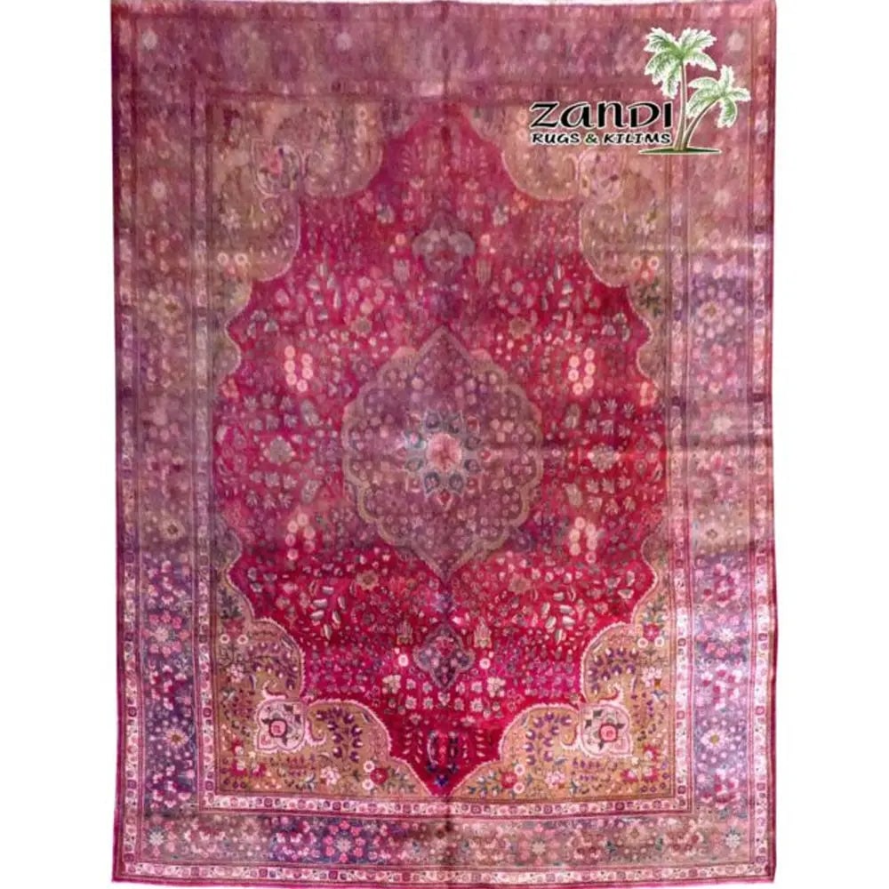 One Of The Kind Persian Tabriz Rug 13'0" x 10'0": ABC Rugs Kilims Collection Hand Knotted Traditional Multicolor Wool Persian Rug Size 13'0"X10'0" (Rr11194) Abcr02131A Hand knotted and meticulously crafted by Persian artisans, this stunning Persian H