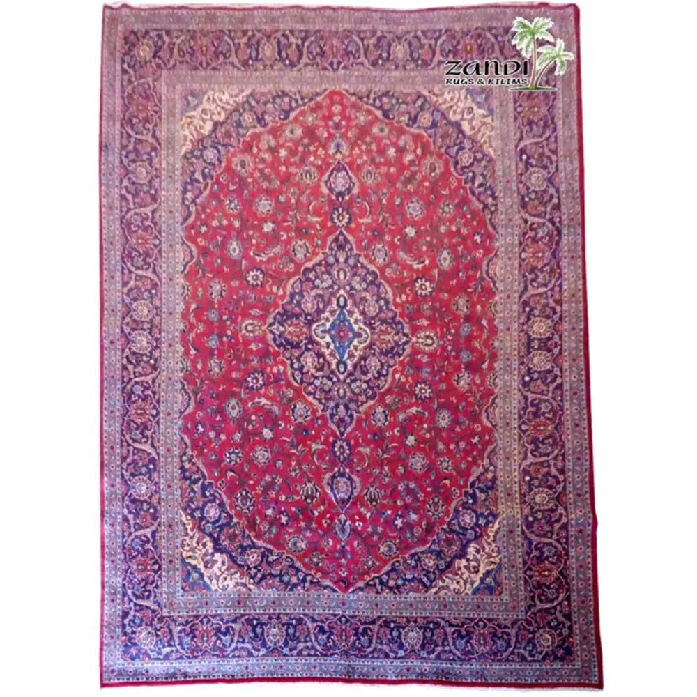One Of The Kind Persian Tabriz Rug 12'9" x 9'6": ABC Rugs Kilims Collection Hand Knotted Medallion Red Persian Rug Size 12'90"X9'6" (Rr11168) Abcr01259A Hand knotted and meticulously crafted by Persian artisans, this stunning Persian Hand Knotted Ar