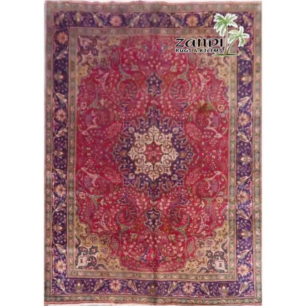 One Of The Kind Persian Tabriz Rug 10'0" x 13'0": ABC Rugs Kilims Collection Persian Hand Knotted Iran Wool/Cotton Rugs 10'0"X13'0" Gr10064 Abcr01264 Hand knotted and meticulously crafted by Persian artisans, this stunning Persian Hand Knotted Area R