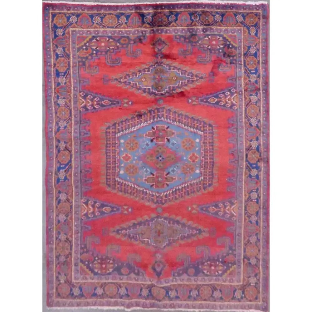 One Of The Kind Persian Wiss Rug 9'9'' X 6'10": ABC Rugs Kilims Collection Persian Wiss Hand-Knotted Rug Made With Natural Wool & Cotton 9'9'' X 6'10" Abcr02932 Hand knotted and meticulously crafted by Persian artisans, this stunning Hand Knott