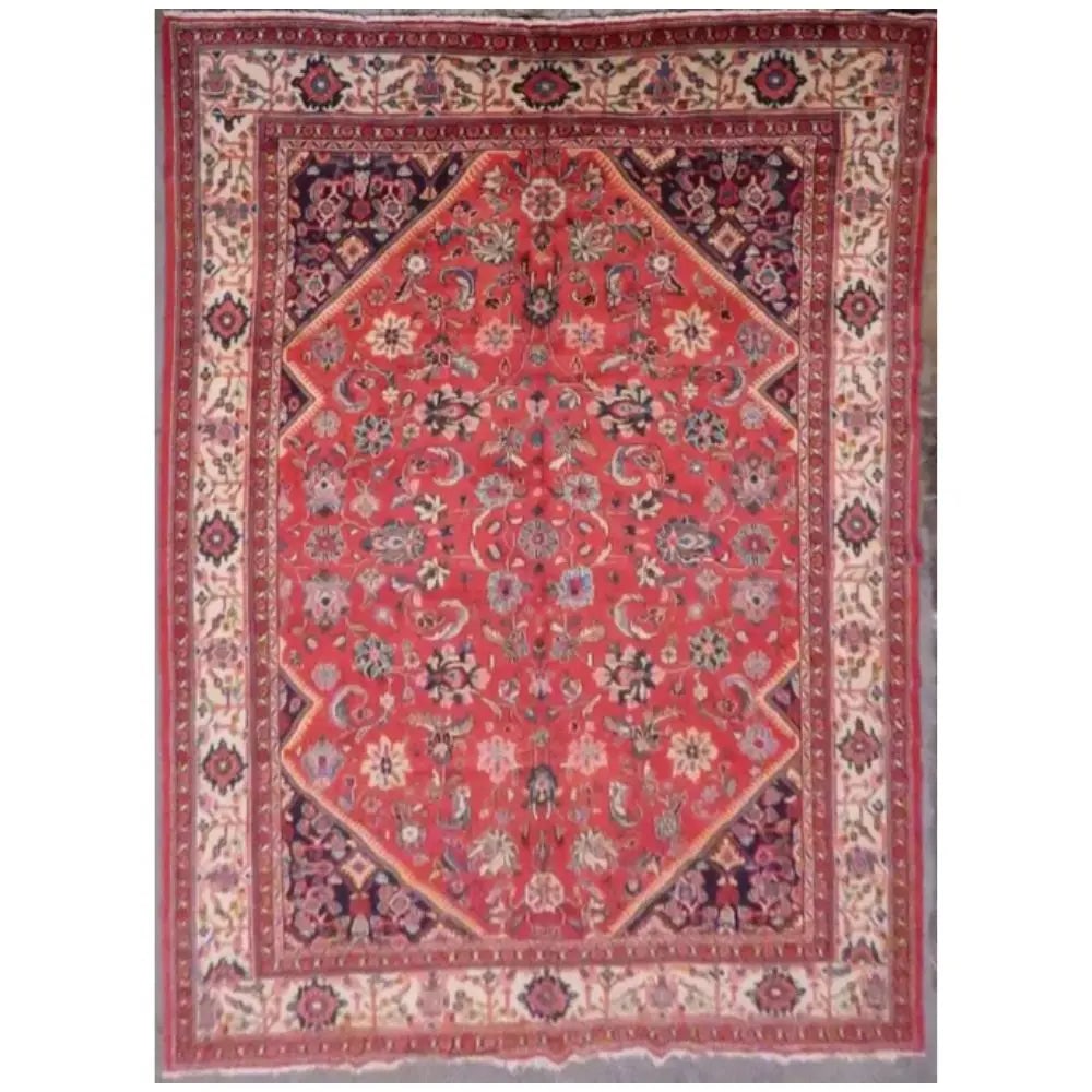 One Of The Kind Persian Tabriz Rug 12'9" x 9'4" (1 of 1)